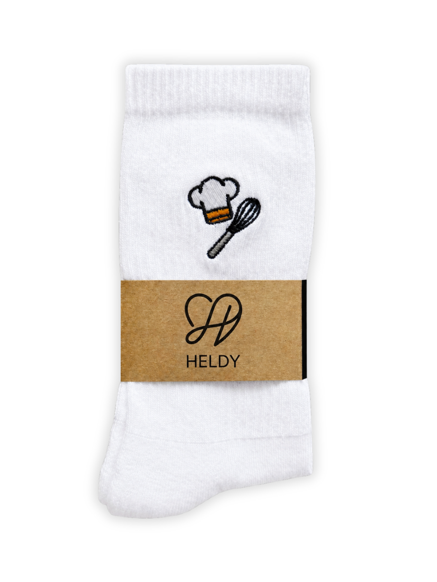 Heldy Küche | Bestickte Bio-Baumwoll Tennissocken