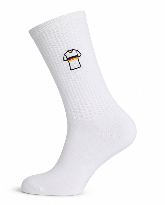 Heldy Fanliebe | Bestickte Bio-Baumwoll Tennissocken