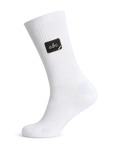Heldy Schule | Bestickte Bio-Baumwoll Tennissocken