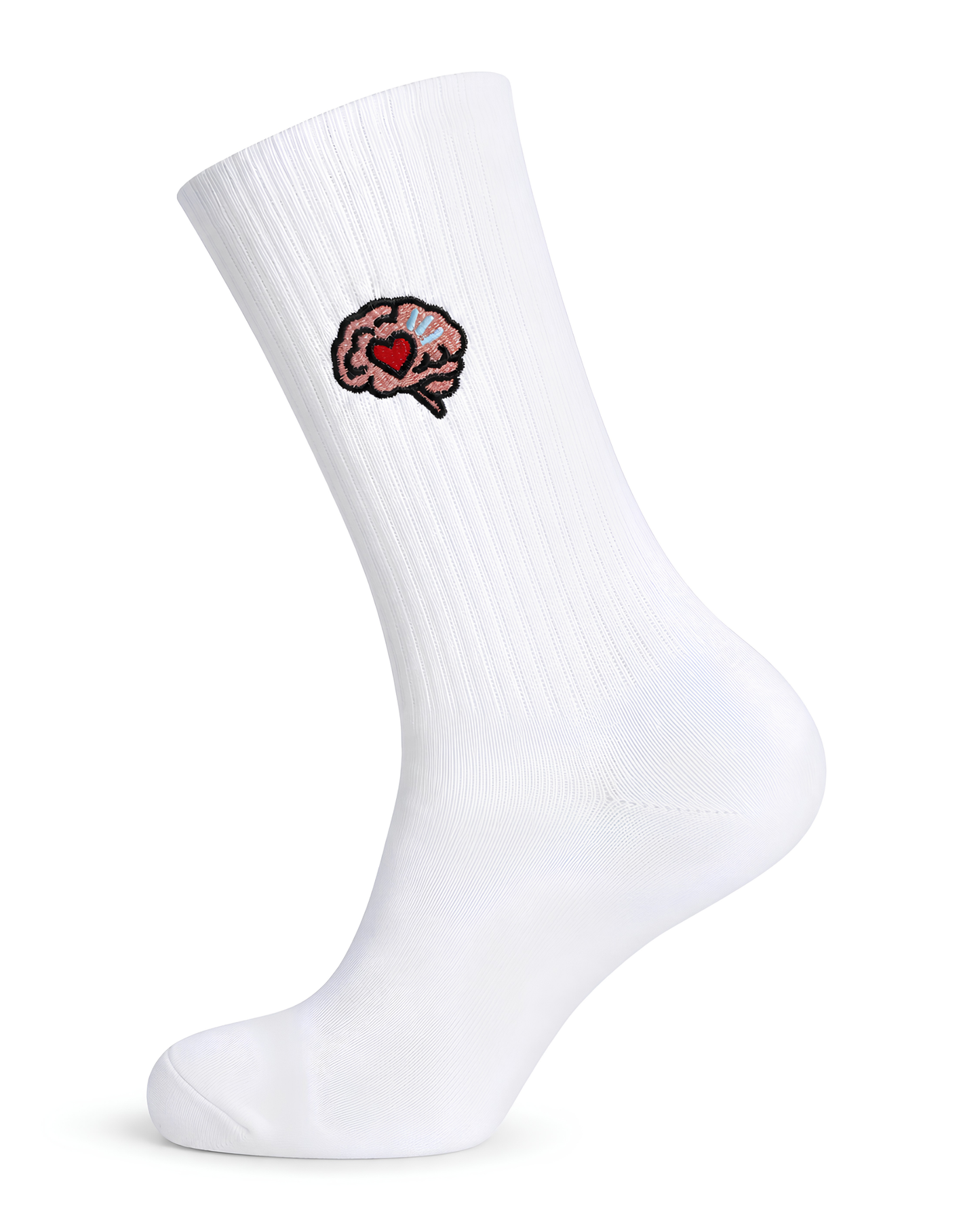 Heldy Psychologie | Bestickte Bio-Baumwoll Tennissocken