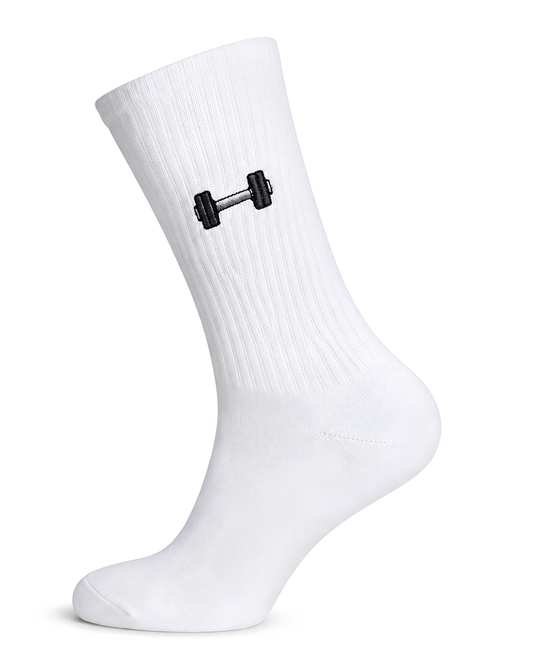 Heldy Gym | Bestickte Bio-Baumwoll Tennissocken